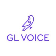 GL Voice logo of modern NZ bellbird (korimako) illustration with koru, and the text "GL Voice"